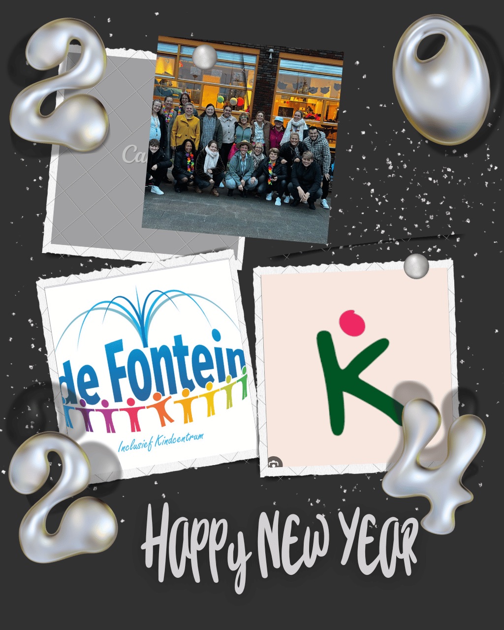 Team van IKC de Fontein wenst iedereen een mooi 2024!