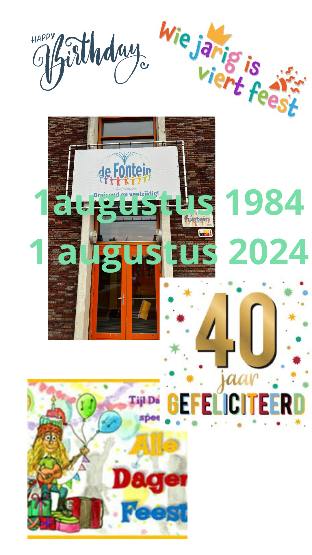De school bestaat 40 jaar!